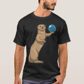 Otter Bowling bal T-shirt (Voorkant)