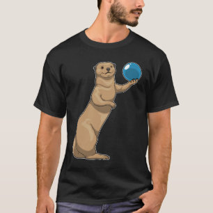 Otter Bowling bal T-shirt