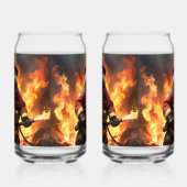 Otter brandweerman Backburing, Blikvorm Glas (Rechts)