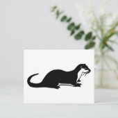 otter briefkaart (Staand voorkant)