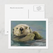 Otter Briefkaart (Voorkant / Achterkant)