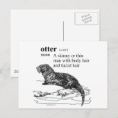 Otter Briefkaart (Voorkant / Achterkant)