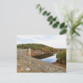 Otter Brook Dam in het najaar Briefkaart (Staand voorkant)
