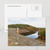 Otter Brook Dam in het najaar Briefkaart (Voorkant / Achterkant)