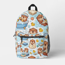 Otter Bubbelbad Rugzak – Cute Cozy Patroon