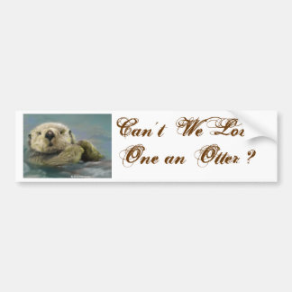 Otter Bumpersticker