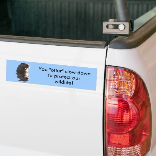 OTTER-Bumpersticker Bumpersticker (Op Truck)