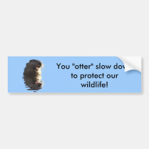 OTTER-Bumpersticker Bumpersticker