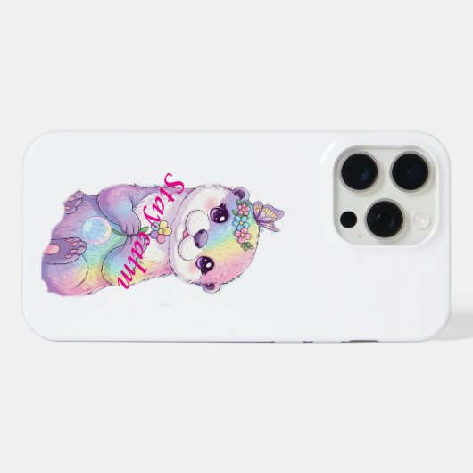 Otter case phone iPhone hoesje (Achterkant horizontaal)