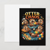 Otter Chaos Bedankkaart (Voorkant / Achterkant)