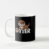 Otter Chaos Funny Animal Lover Cute Pun Sayings Qu Koffiemok (Links)