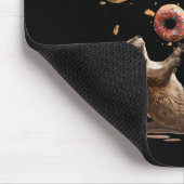 Otter Chaos Funny Bagel Vechten Zee Otters Pun An Muismat (Hoek)