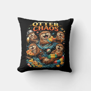 Otter Chaos Kussen