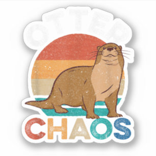 Otter Chaos, mannen, stuiten op Otter Lover Sticker