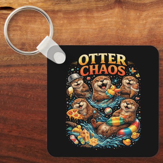 Otter Chaos Sleutelhanger (Voorkant)