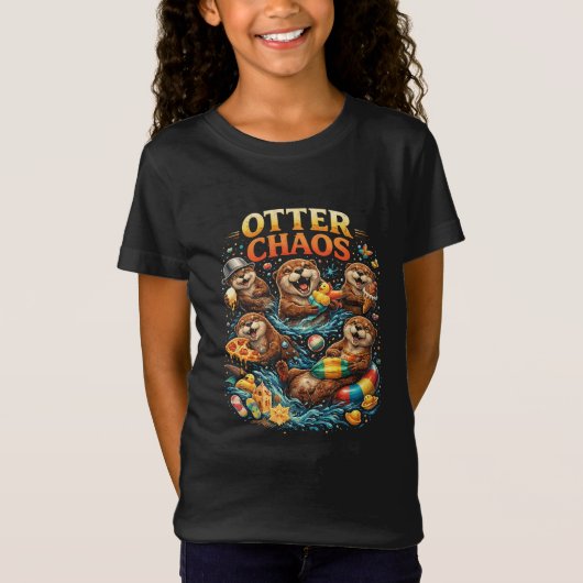 Otter Chaos T-shirt (Voorkant)