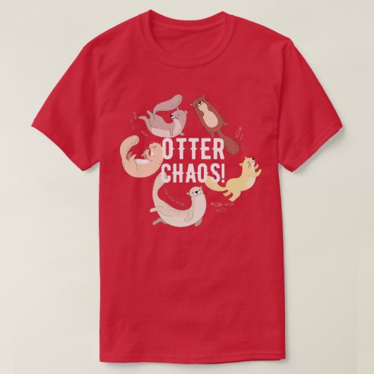 Otter Chaos  T-shirt (Design voorkant)