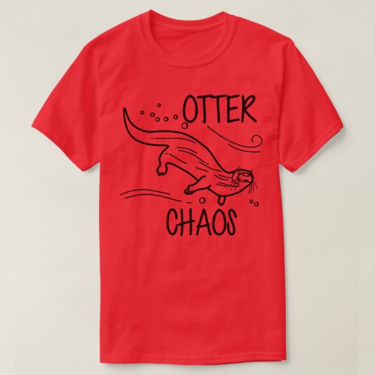 Otter Chaos T-shirt (Design voorkant)