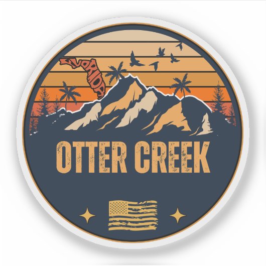 Otter Creek, Florida Sticker (Voorkant)