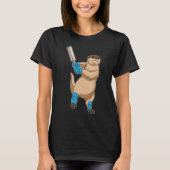 Otter cricket bat t-shirt (Voorkant)