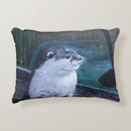 Otter cushion pillow accent kussen