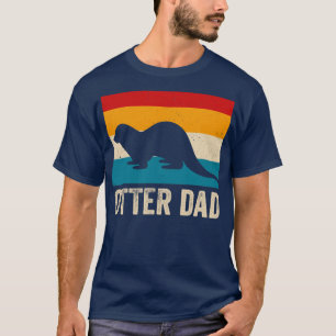 Otter Dad Funny Cute Geweldige Otter T-shirt