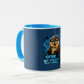 Otter de vriendelijke beste vriend mok (Voorkant links)