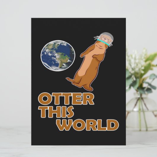 Otter deze wereld | Lovely Gift Menu (Staand voorkant)