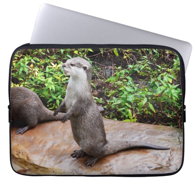 Otter die absoluut ongelooflijk is, laptop sleeve (Voorkant)