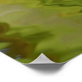 Otter die een garnaal eet poster (Hoek)