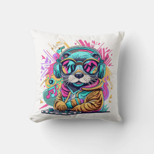 otter Dj 90s sfeer Kussen