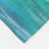 Otter door een rivierschilderij fleece deken (Hoek)