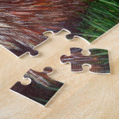 Otter door een rivierschilderij legpuzzel (Zijkant)