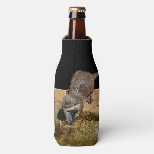 Otter, Dopende koeler Holder (Fles Voorkant)