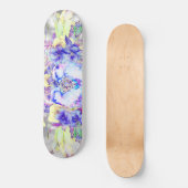 Otter Dreamcatcher Blauw Geel Bloemen Persoonlijk Skateboard (Voorkant)