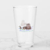 Otter drijvend glas (Voorkant)