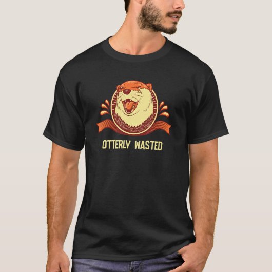Otter Drinker Otter, otter Drink otter T-shirt (Voorkant)