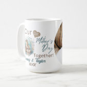 Otter en Baby, Onze eerste Moederdag Samen Koffiemok (Voorkant links)