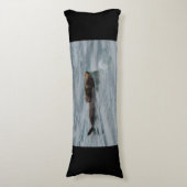 otter en baby van zee lichaamskussen (Voorkant Verticaal)