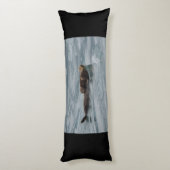 otter en baby van zee lichaamskussen (Achterkant (Verticaal))