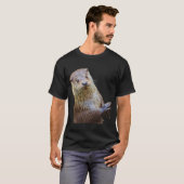 Otter en olieverfschilderij Zee Otter T-shirt (Voorkant volledig)