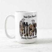 Otter en Otten Happy Birthday Logo, Koffiemok (Links)