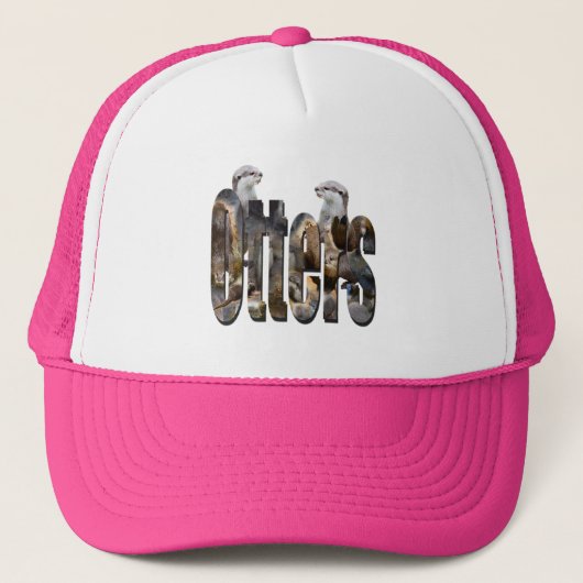 otter en otters Logo, Trucker Pet (Voorkant)