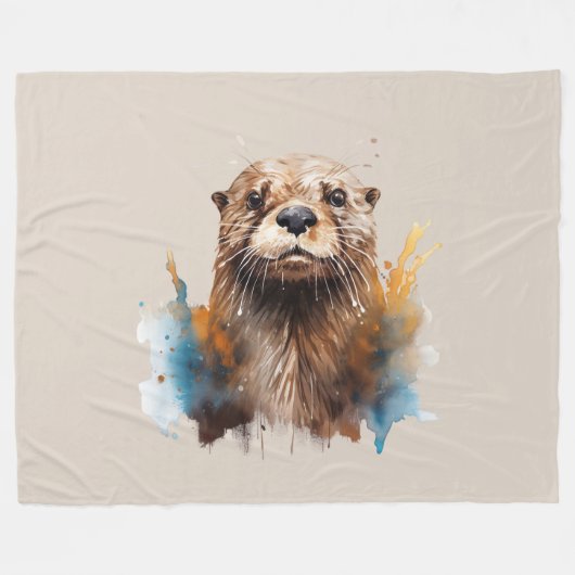 otter fleece deken (Voorkant (Horizontaal))