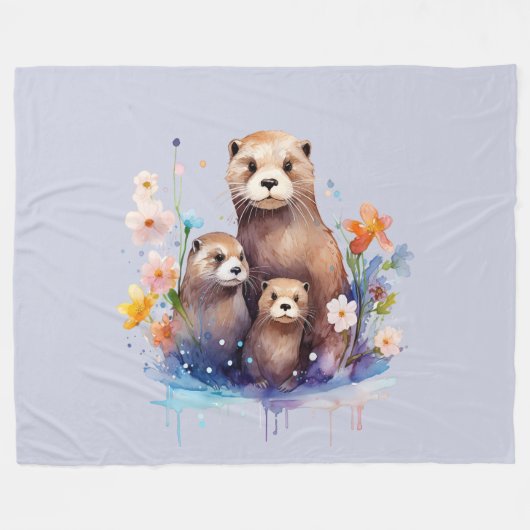 otter fleece deken (Voorkant (Horizontaal))