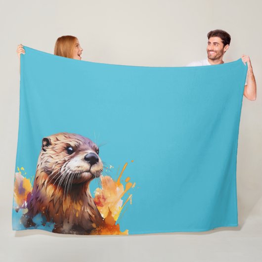 otter fleece deken (In situ)