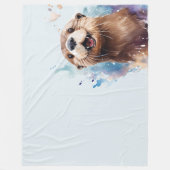 otter fleece deken (Voorkant)