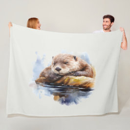 otter fleece deken