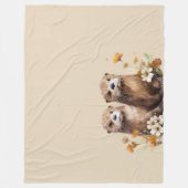 Otter  fleece deken (Voorkant)