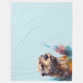 Otter  fleece deken (Voorkant)